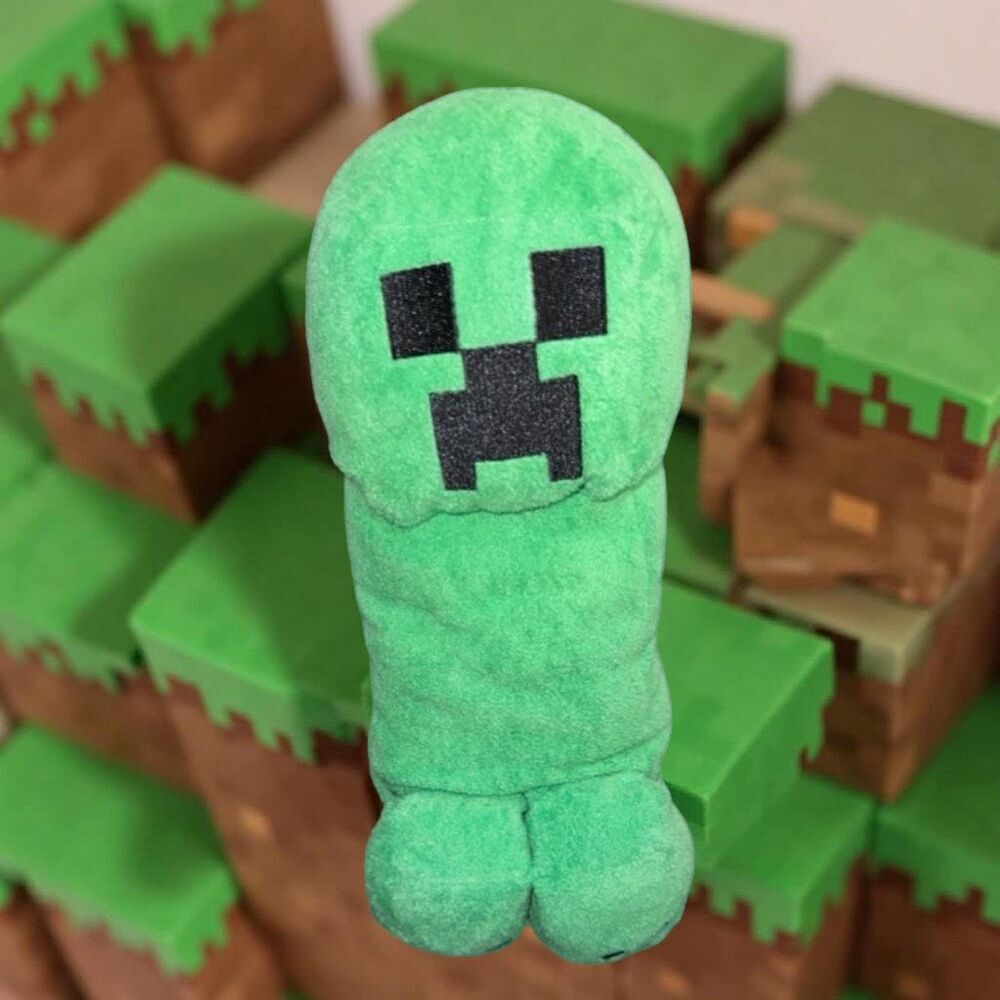 Minecraft Creeper Bed Pillow Stuffed Animal